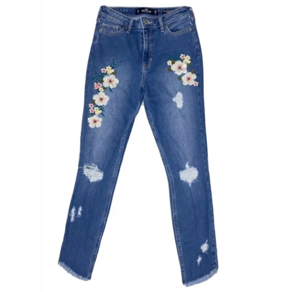 Hollister High Rise Super Skinny Crop Vintage Jean